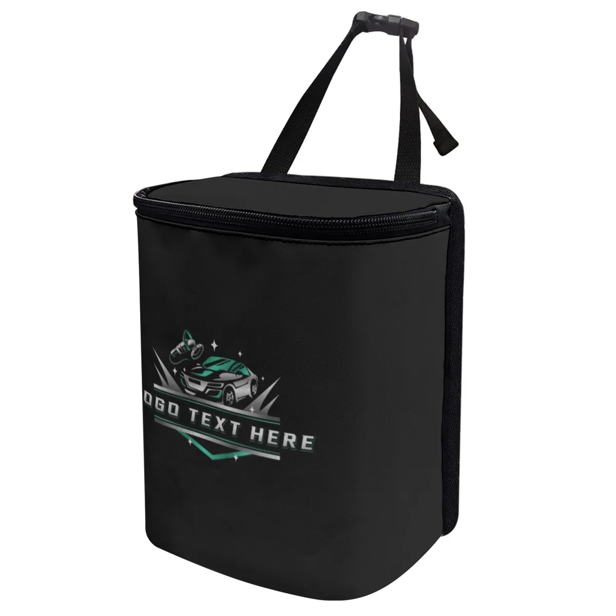 Black Hanging Trash Bin - Image 2