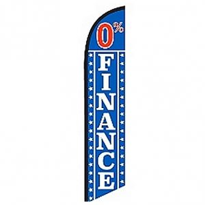 0 Finance Feather Flag