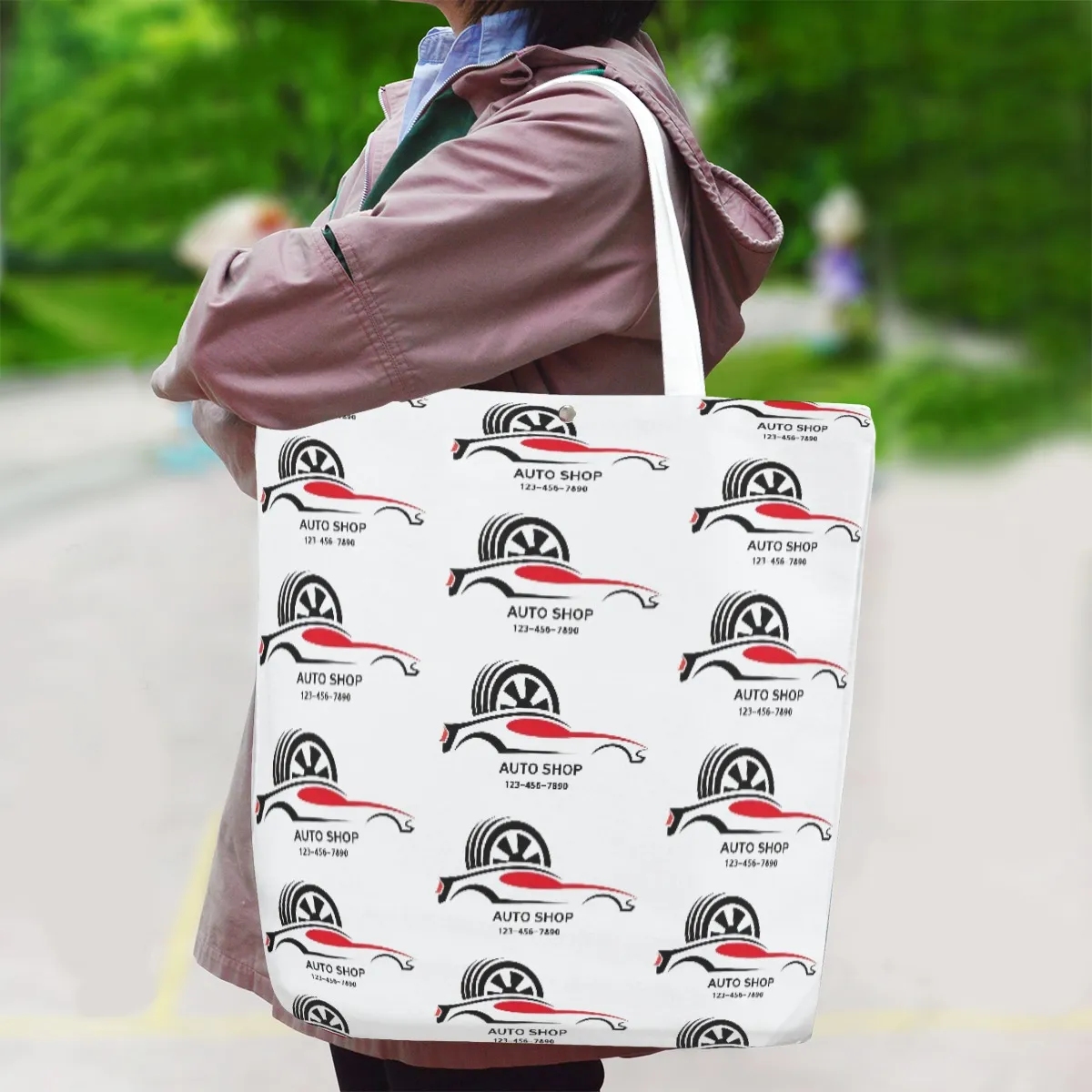 Canvas Bag With Shoulder Strap