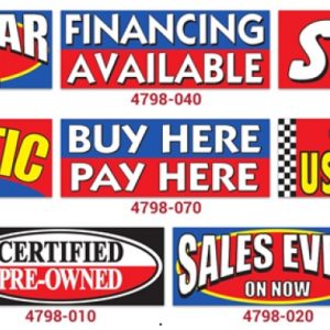 Giant Fabric Banners For Windy Locations