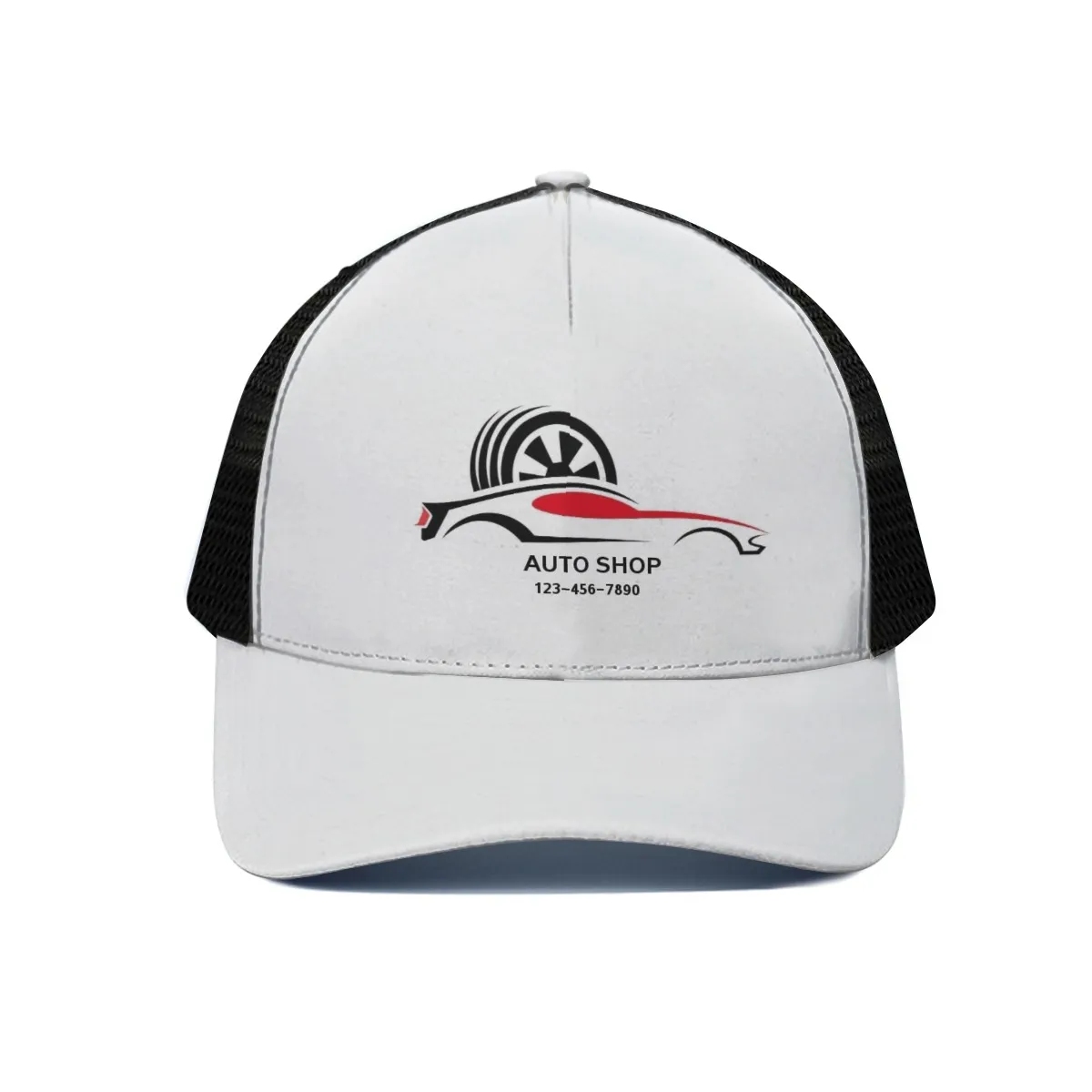 Half Mesh Trucker Cap