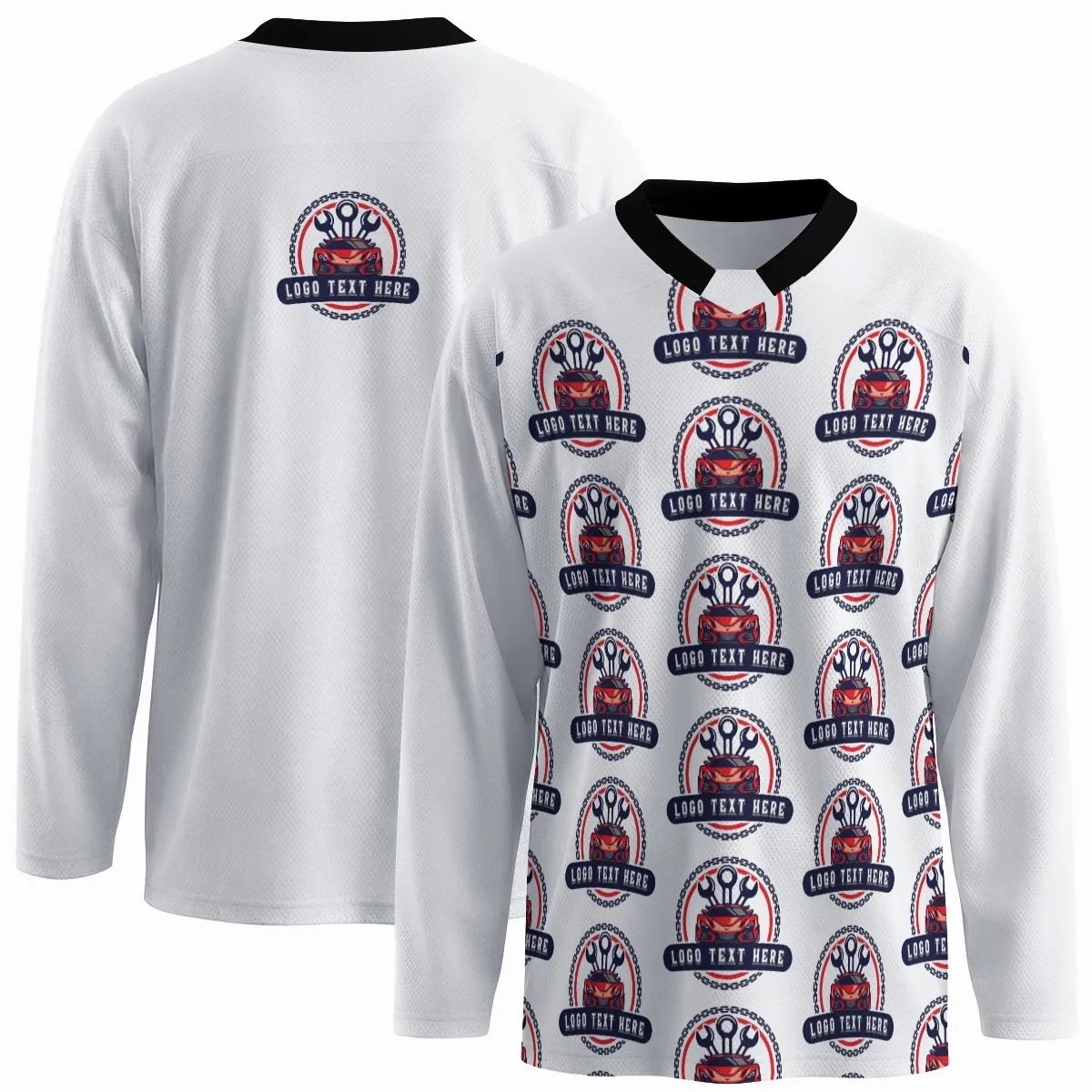 Men's Small Collar Hockey Jersey
