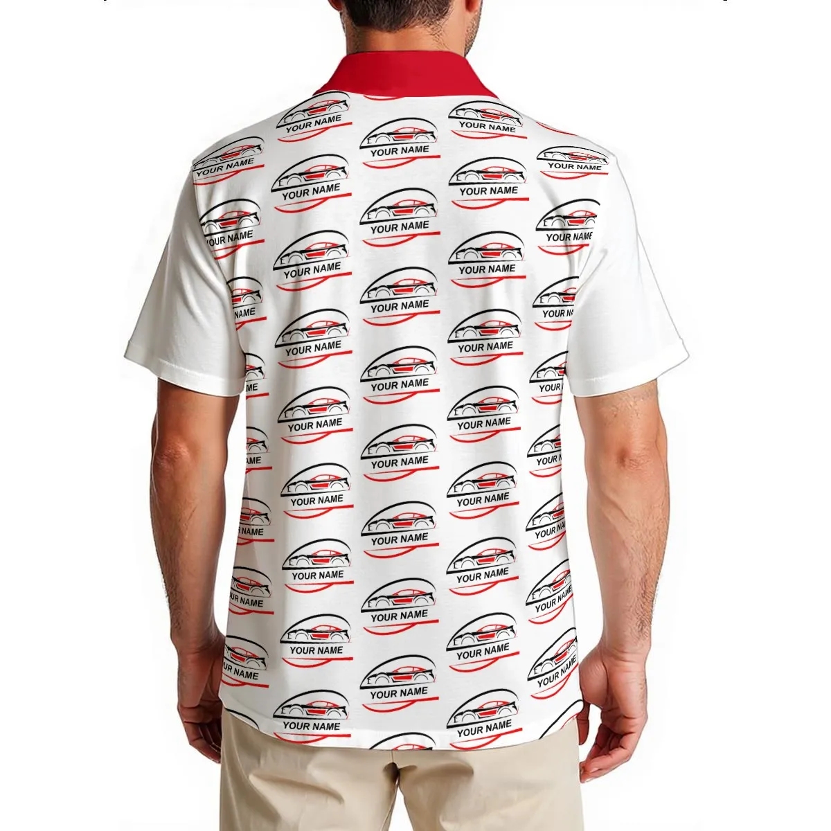 Men's Hawaiian Shirt With Pocket - Image 2