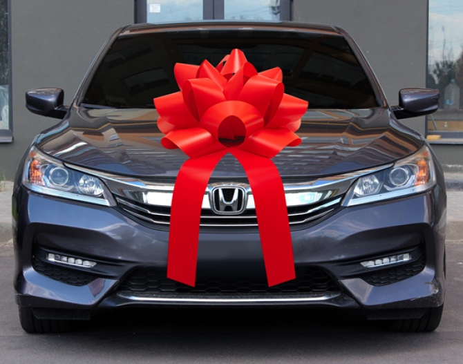 Premium Magnetic Car Bow