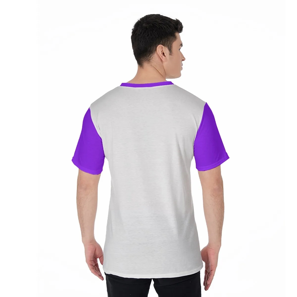 V-Neck Short Sleeve T-Shirt - Image 2