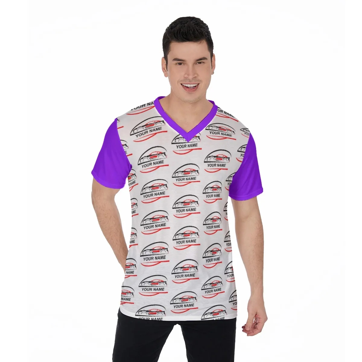 V-Neck Short Sleeve T-Shirt