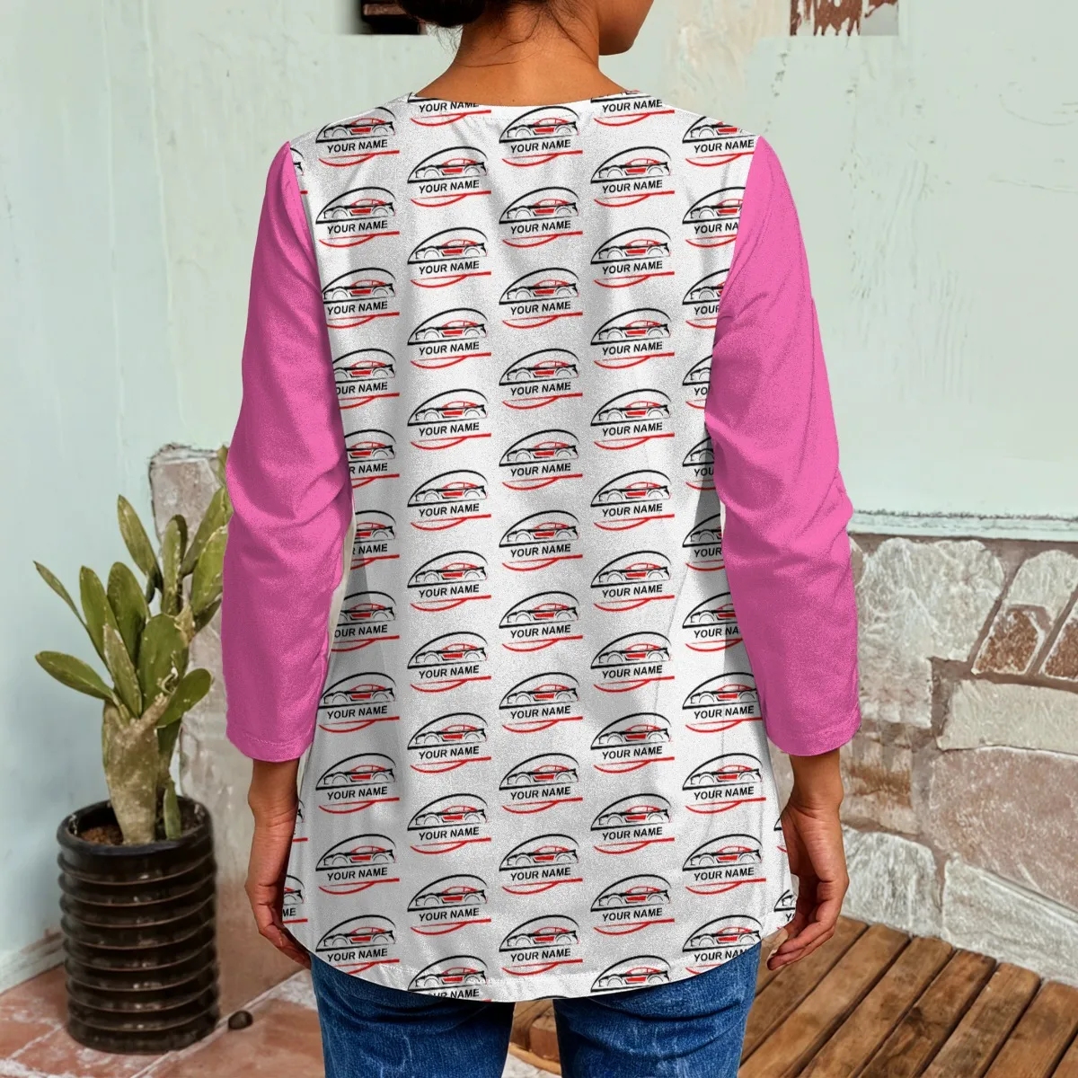 Women's Faux Sweater Cardigan - Image 2