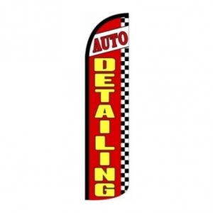 Auto Detailing Feather Flag