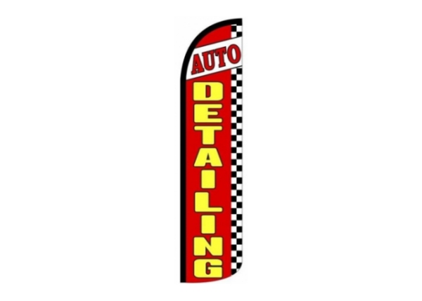 Auto Detailing Feather Flag