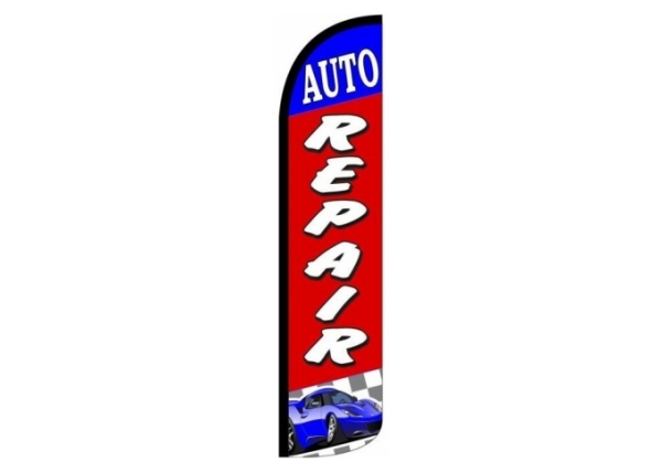 Auto Repair Feather Flag
