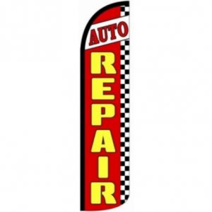Auto Repair Feather Flag