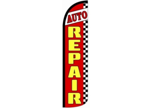 Auto Repair Feather Flag