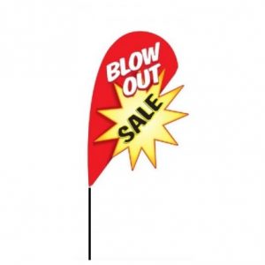Blow Out Sale 3D Teardrop Flag