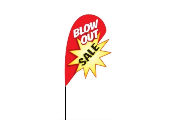 Blow Out Sale 3D Teardrop Flag