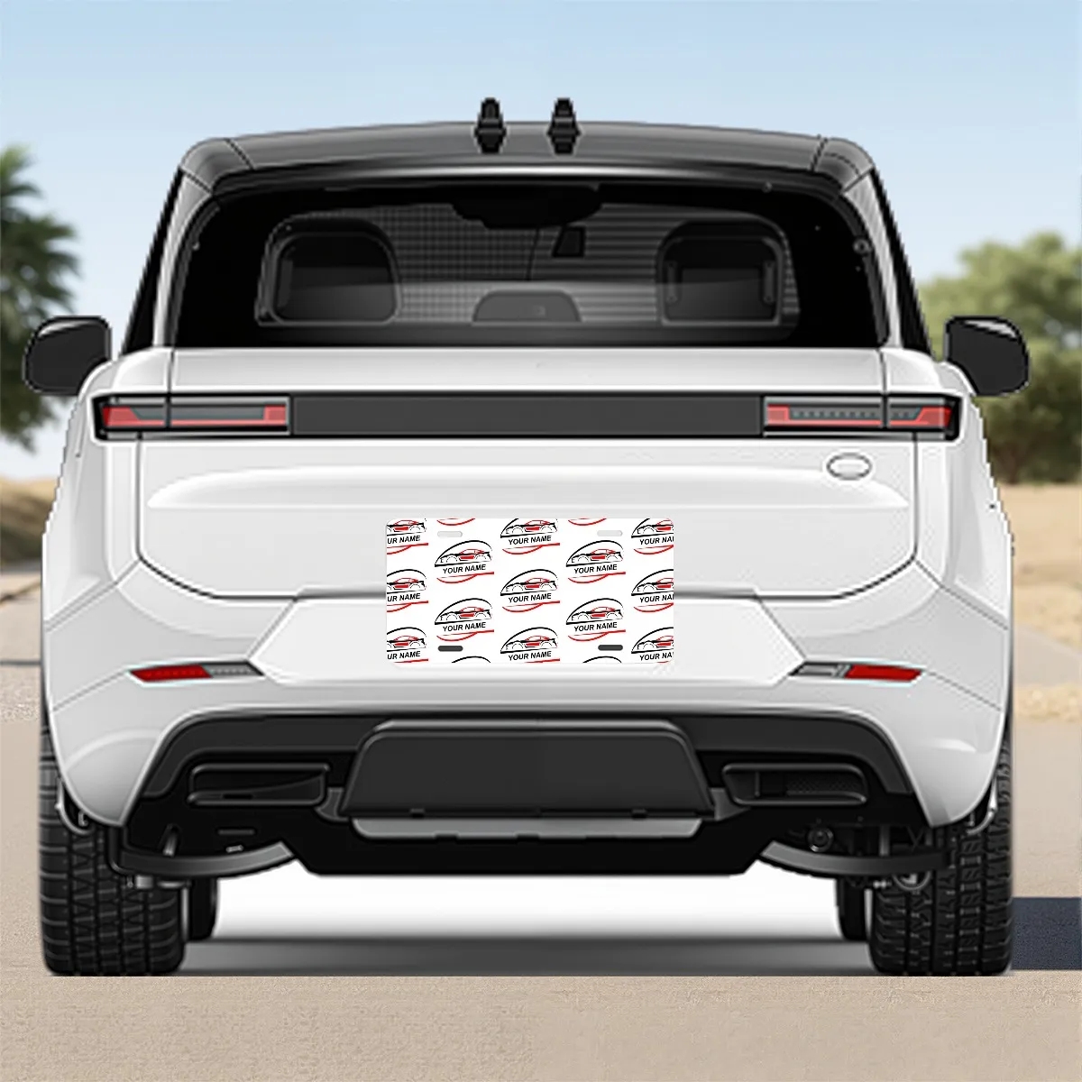 Car Aluminum License Plate