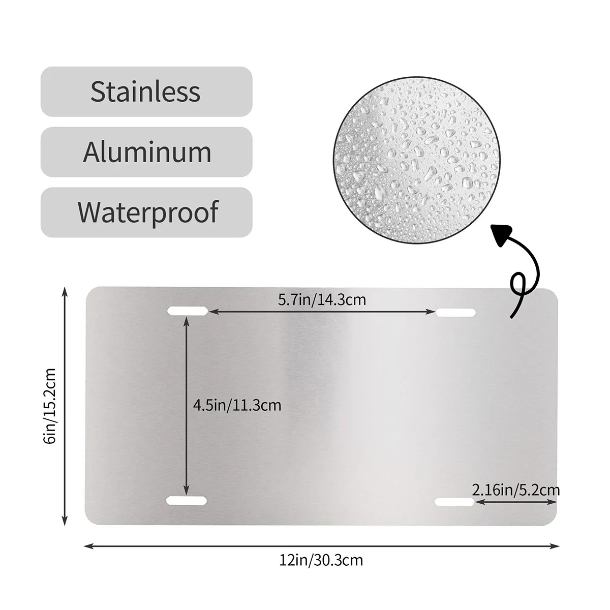 Car Aluminum License Plate - Image 2