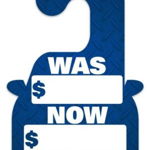 Car Shaped Hang Tags - WAS NOW (Qty. 50)