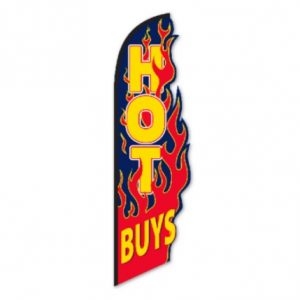 Hot Buys 3D Feather Flag