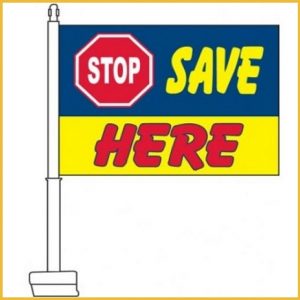 Car Window Clip On Flag