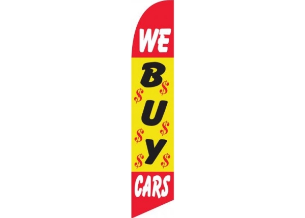 We Buy Cars Flag