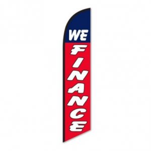 We Finance Feather Flag