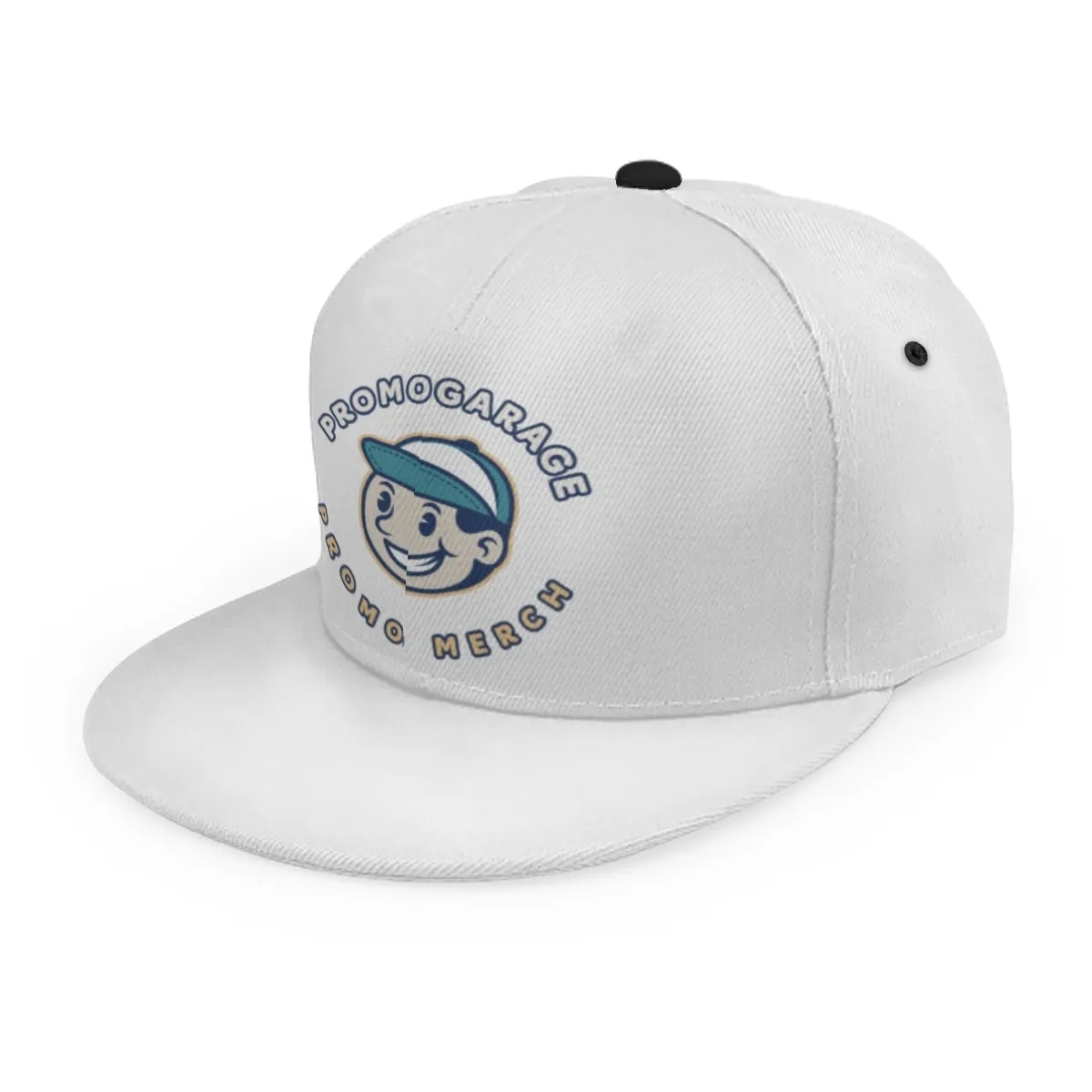Baseball Cap With Flat Brim