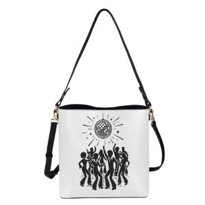 Square Crossbody Bucket Bag