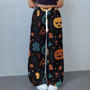Halloween Casual Pants For Women