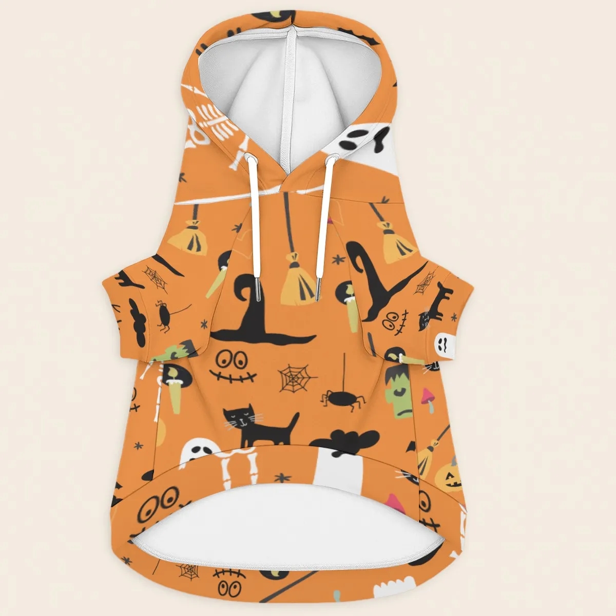 Halloween Design Hooded Sweatshirt For Large Dogs - Image 3