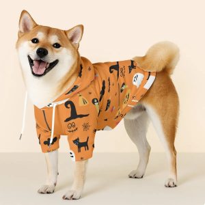 Halloween Design Hooded Sweatshirt For Large Dogs