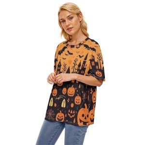 Oversize Halloween T-Shirt For Women