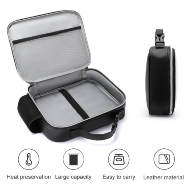 Lunch Bag With Detachable Buckled Handle - Image 2