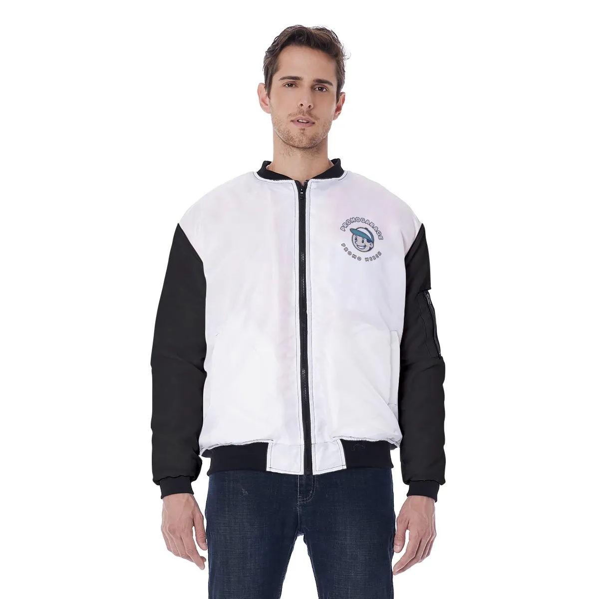 Men's Jacket With Pocket On Sleeve