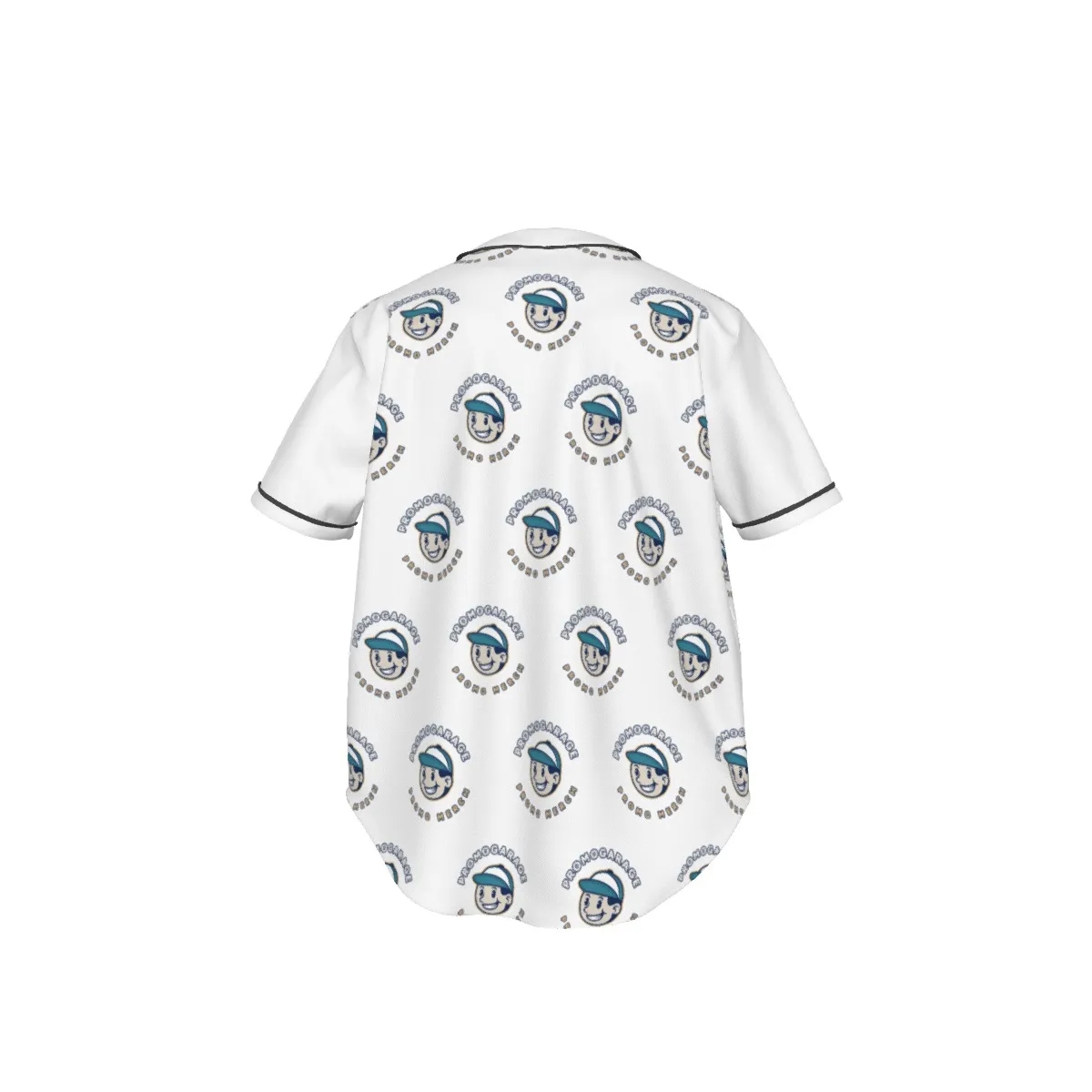 Men's Short Sleeve Baseball Jersey With Pinstripes - Image 2