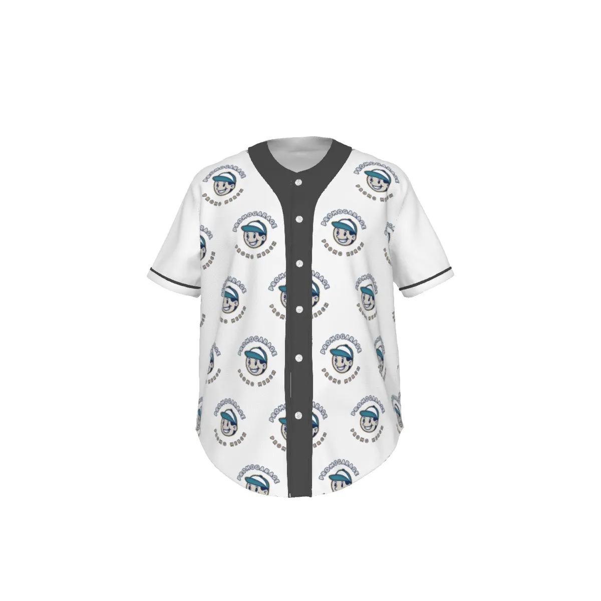 Men's Short Sleeve Baseball Jersey With Pinstripes