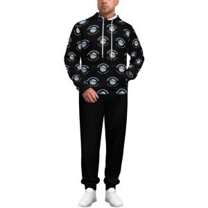 Unisex 2 Piece Tracksuit Hoodie Set