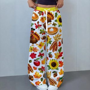 Casual Pants For Women - Thanksgiving