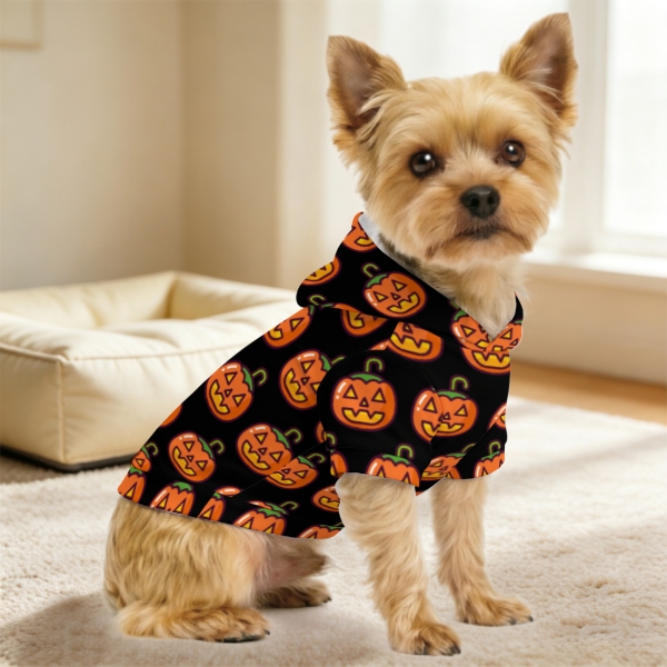 Halloween Design Hooded Sweatshirt For Small Dogs