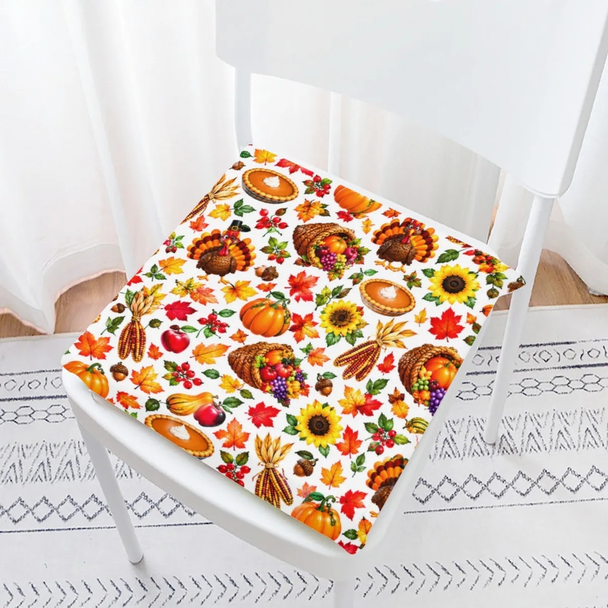 Thanksgiving custom chair cushions